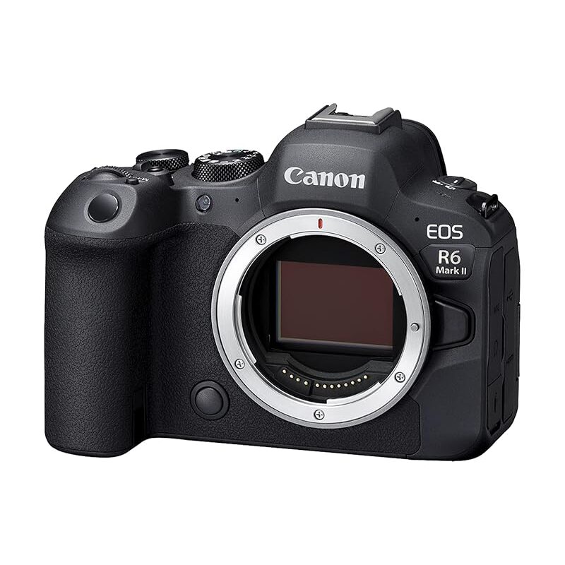 Canon EOS R6 Mark II Mirrorless Camera (Body Only), Full-Frame Camera, 24.2 Megapixel CMOS Sensor, Photo and Video Capabilities, Black