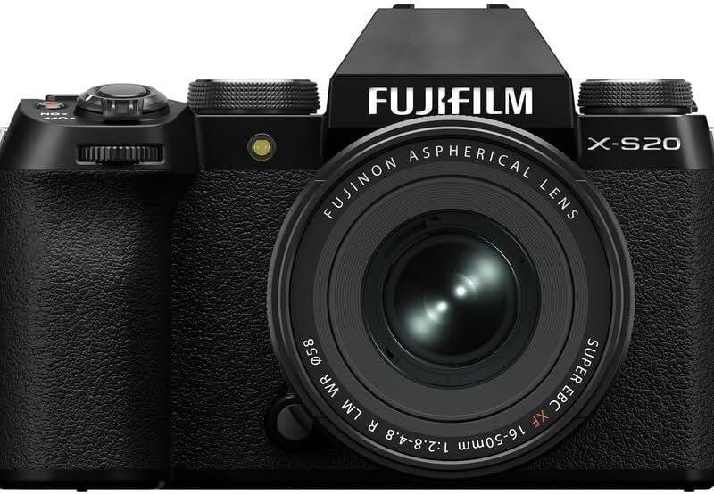 Fujifilm X-S20 Mirrorless Digital Camera XF16-50mmF2.8-4.8 R LM WR - Black