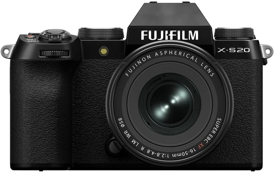 Fujifilm X-S20 Mirrorless Digital Camera XF16-50mmF2.8-4.8 R LM WR - Black