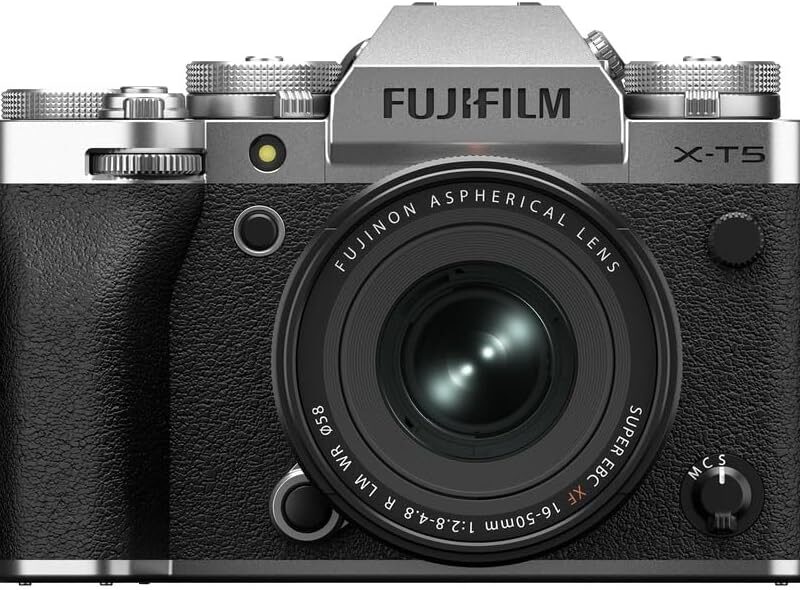 Fujifilm X-T5 Mirrorless Digital Camera XF16-50mmF2.8-4.8 R LM WR Lens Kit - Silver