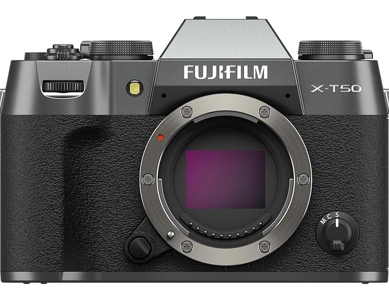 Fujifilm X-T50 Mirrorless Digital Camera Body - Charcoal Silver