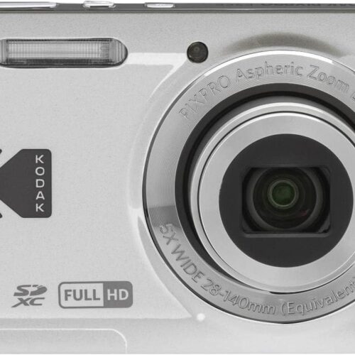 KODAK PIXPRO FZ55-SL 16MP CMOS Sensor Digital Camera 5X Optical Zoom 28mm Wide Angle 1080P Full HD Video 2.7" LCD Vlogging Camera