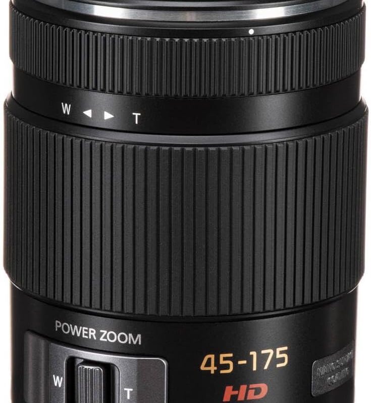 Panasonic LUMIX G X Vario Power Zoom Lens, 45-175MM, F4.0-5.6 ASPH, MIRRORLESS Micro Four Thirds, Power Optical I.S, H-PS45175K (USA Black)