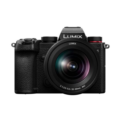 Panasonic LUMIX S5 Full Frame Mirrorless Camera, 4K 60P Video Recording with Flip Screen & WiFi, LUMIX S 20-60mm F3.5-5.6 Lens, L-Mount, 5-Axis Dual I.S., DC-S5KK (Black)