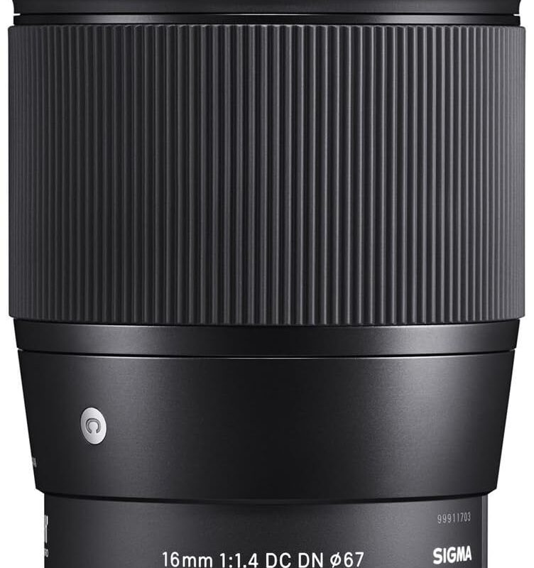 Sigma 16mm f/1.4 DC DN Contemporary Lens for Sony E (402965) Black