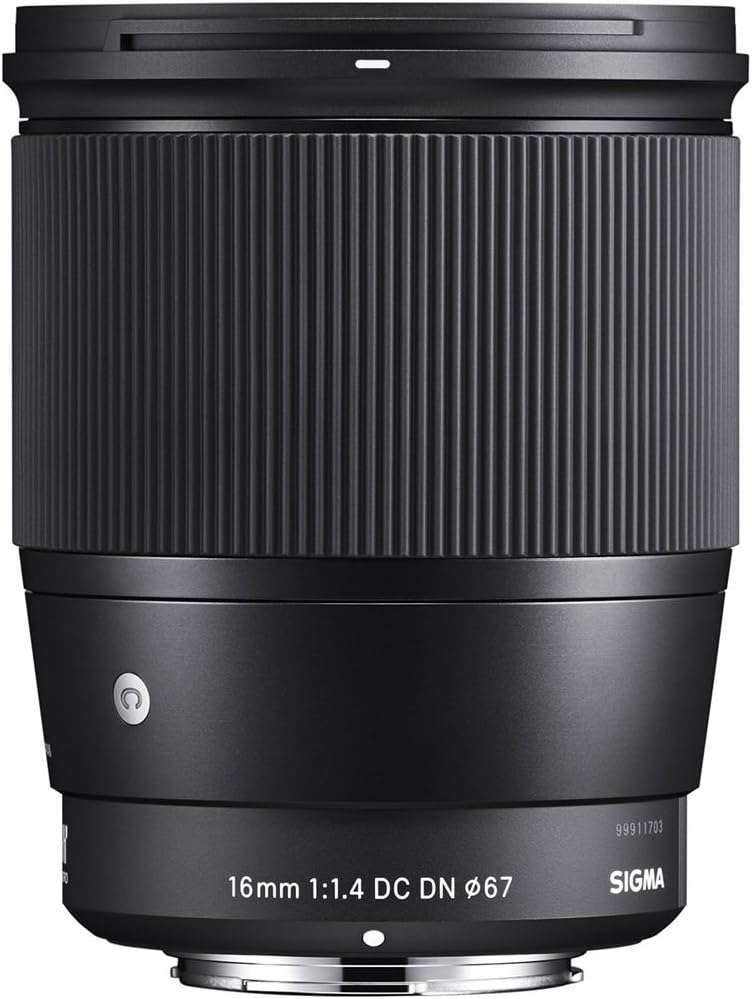 Sigma 16mm f/1.4 DC DN Contemporary Lens for Sony E (402965) Black