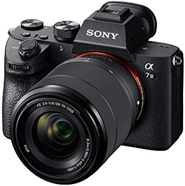 Sony a7 III Full-frame Mirrorless Interchangeable-Lens Camera with 28-70mm Lens Optical with 3-Inch LCD, Black (ILCE7M3K/B) (Renewed)