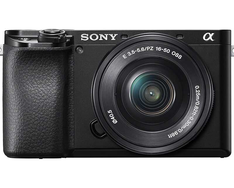 Sony Alpha A6100 Mirrorless Camera with 16-50mm Zoom Lens, Black (ILCE6100L/B)