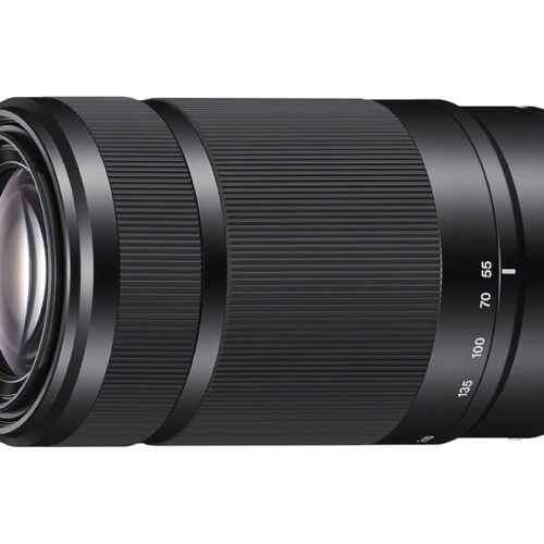 SONY E 55-210mm F4.5-6.3 Lens for SONY E-Mount Cameras (Black) (Renewed)