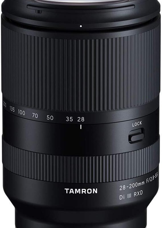 Tamron 28-200 F/2.8-5.6 Di III RXD for Sony Mirrorless Full Frame/APS-C E-Mount, Model Number: AFA071S700, Black