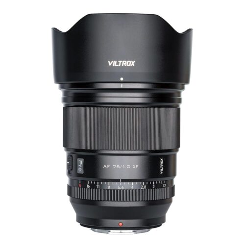 VILTROX PRO 75mm f/1.2 f1.2 Fuji x Mount APS-C Prime Lens for Fujifilm X Mount Camera X-T5 X-H2 X-H2S X-T30 II X-T4